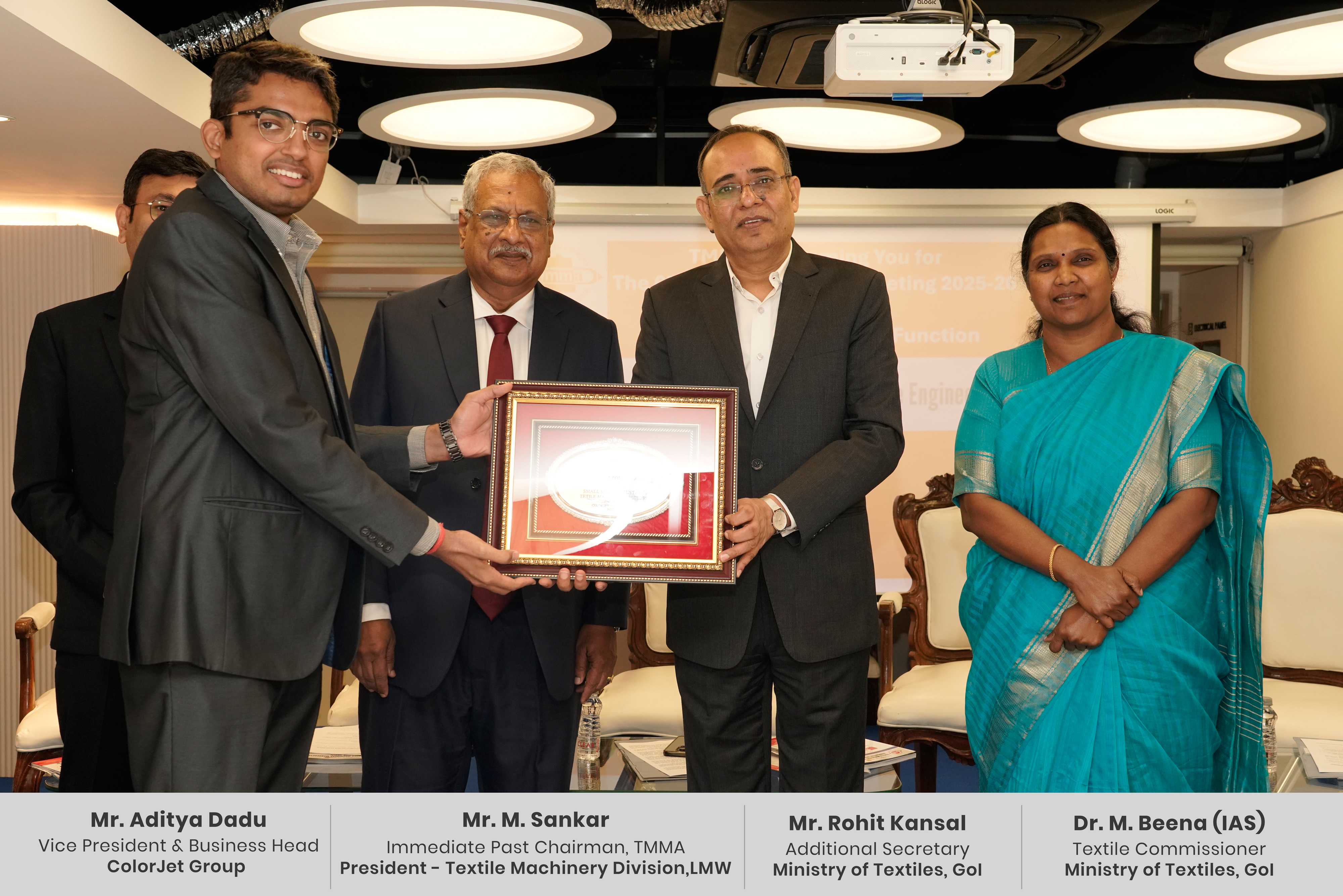 COLORJET GROUP HONORED WITH TMMA EXPORT AWARD 2024-25 